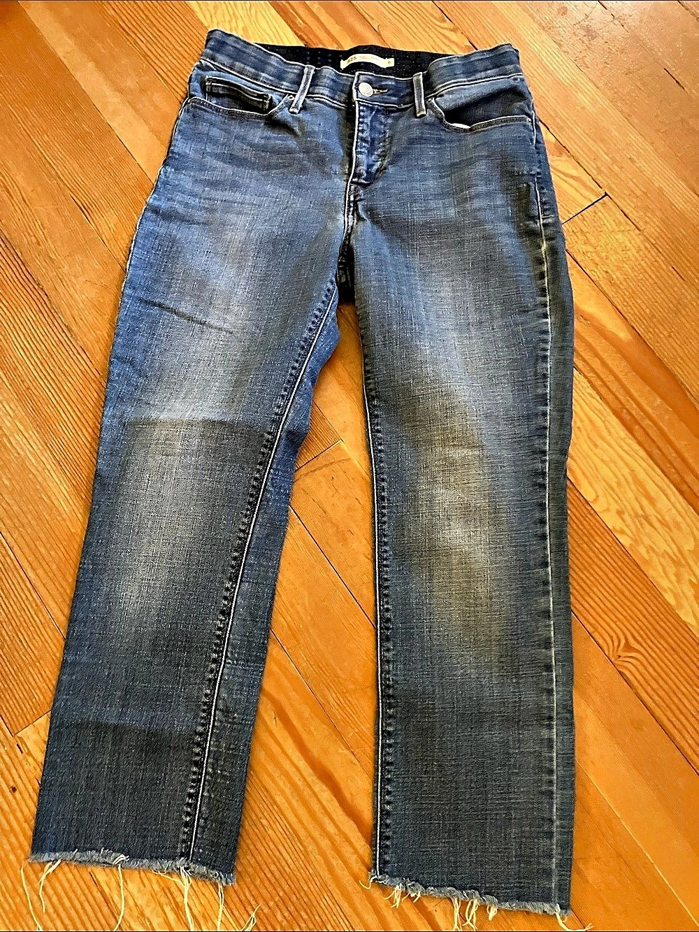 Levi's 525 Perfect Waist Straight Jeans Blue Size 6